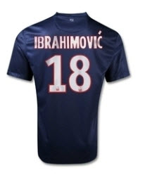 Paris Saint Germain fotbollströja med nummer 18